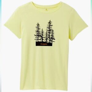NWT Prana Women’s Tree Hugger Journeyman Tee 2.0 in Lime Squeeze Size‎ Small